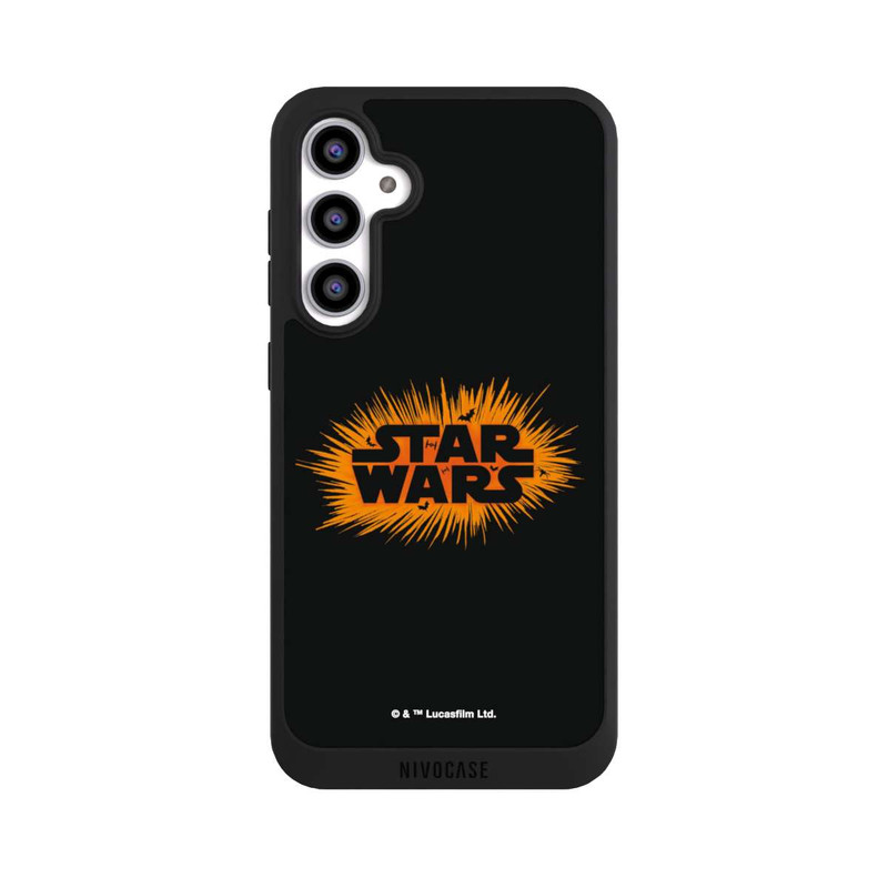 Galaxy S23 FE NIVOpure Star Wars Logo Orange Halloween Explosion