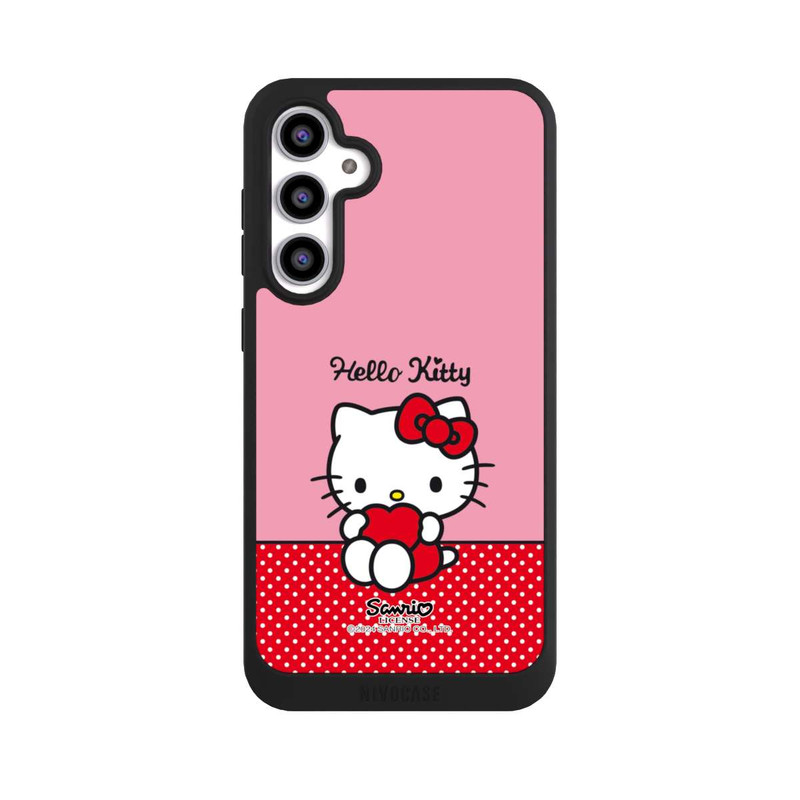 Galaxy S23 FE NIVOpure Hello Kitty sitzend mit Herz