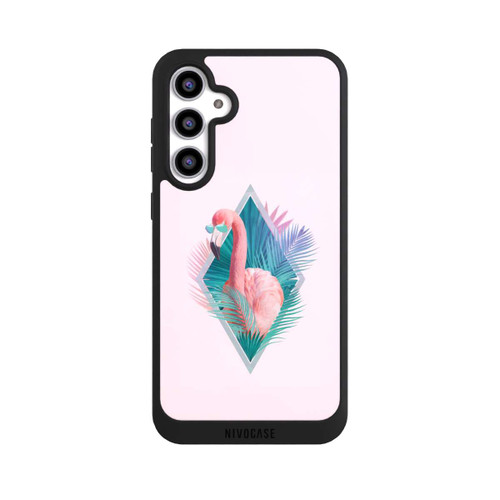 Samsung Galaxy S23 FE NIVOpure Tropische Pflanzen Flamingo