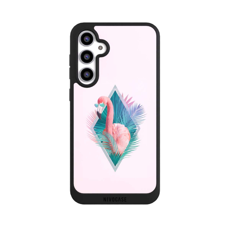 Galaxy S23 FE NIVOpure Tropische Pflanzen Flamingo