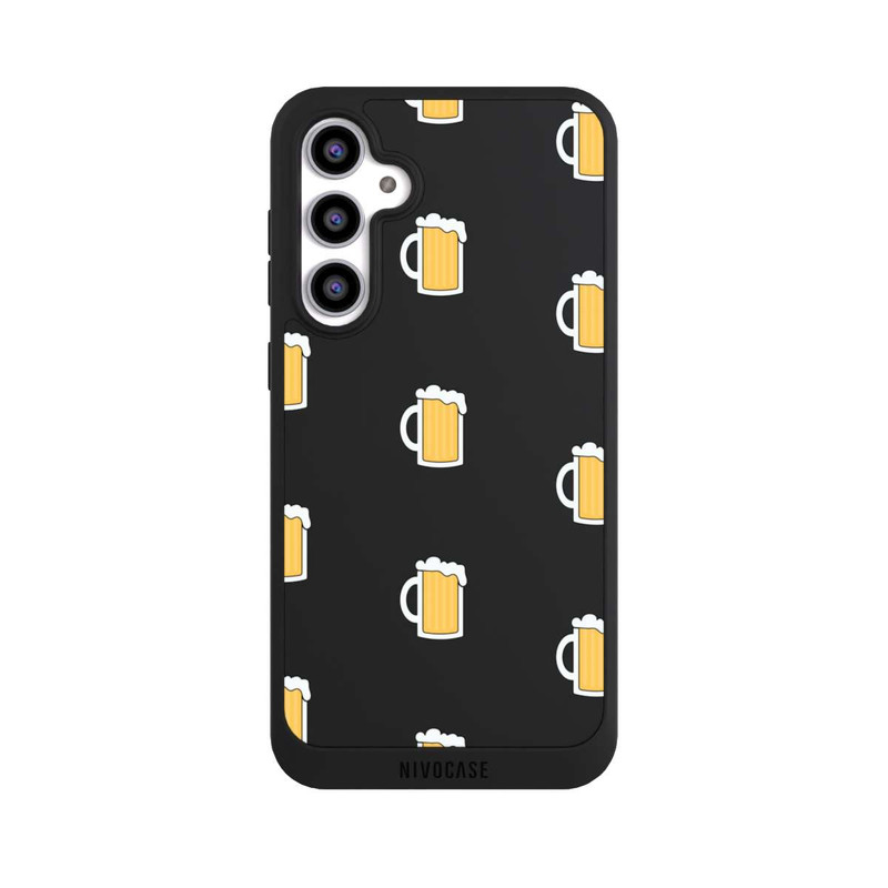 Galaxy S23 FE NIVOpure Bierglas Pattern Illustration