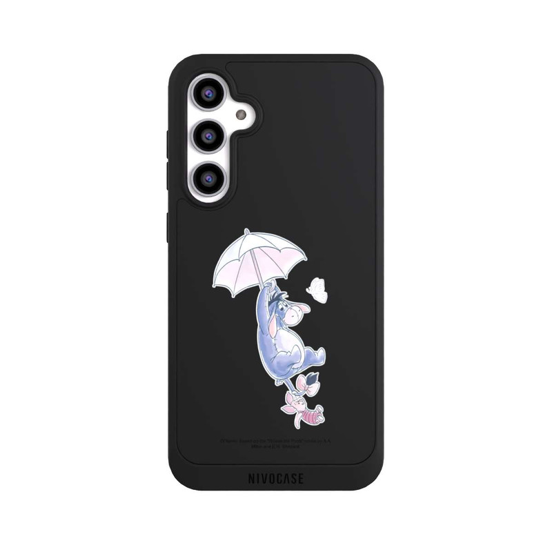 Galaxy S23 FE NIVOpure Winnie Pooh Eeyeore Find Happiness Transparent