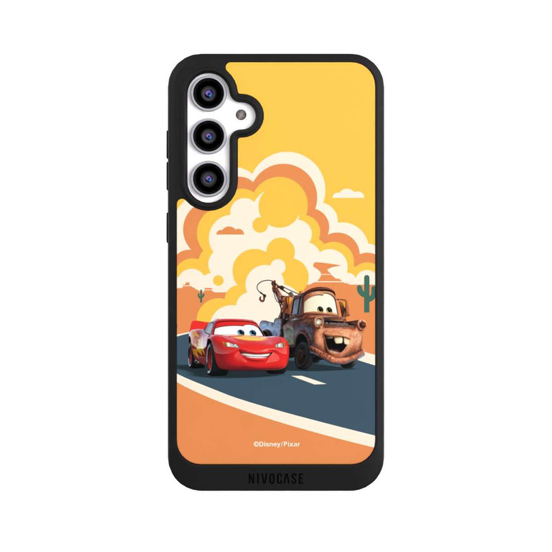 Galaxy S23 FE NIVOpure Disney Cars Lightning McQueen Und Hook on the Road