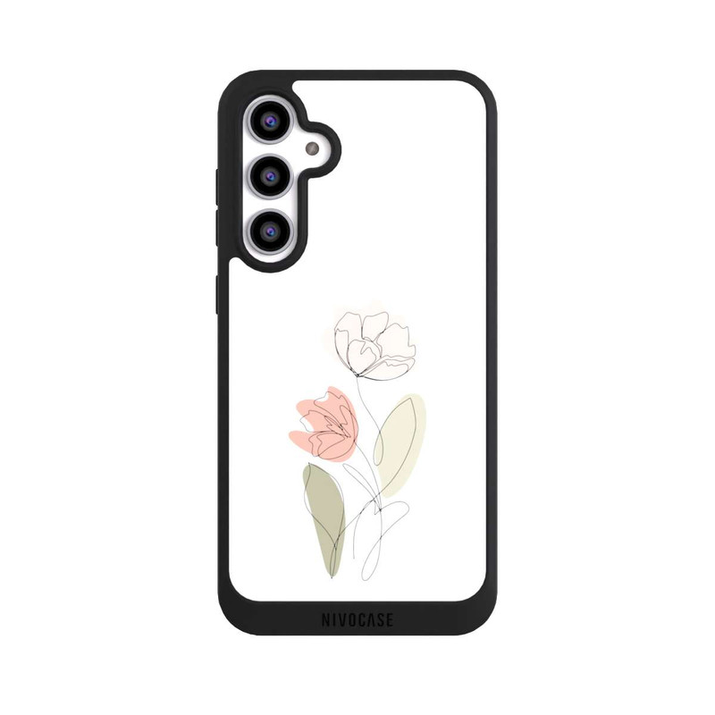 Galaxy S23 FE NIVOpure Flower Line Art Green