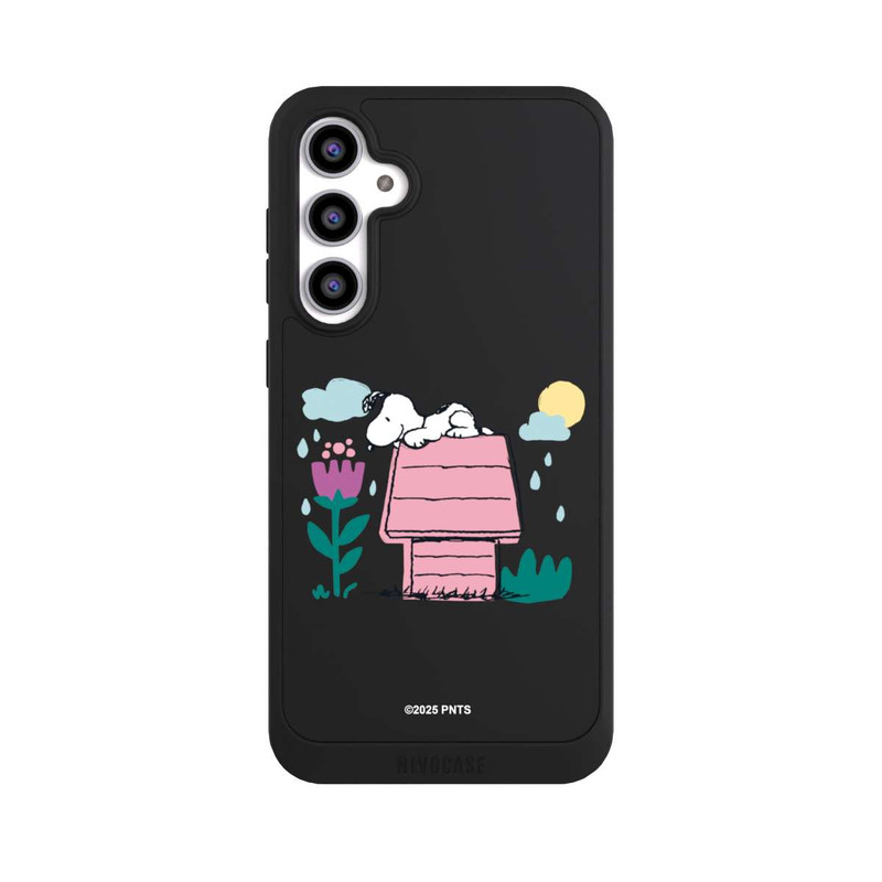 Galaxy S23 FE NIVOpure Snoopy Hundehütte Frühling transparent