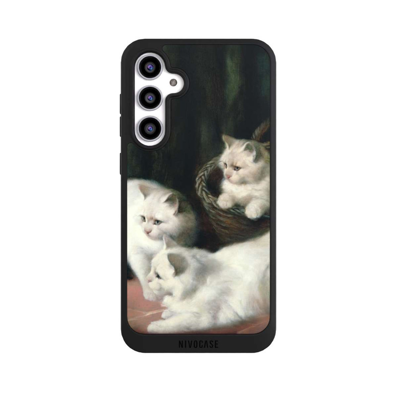 Galaxy S23 FE NIVOpure Three White Angora Kittens