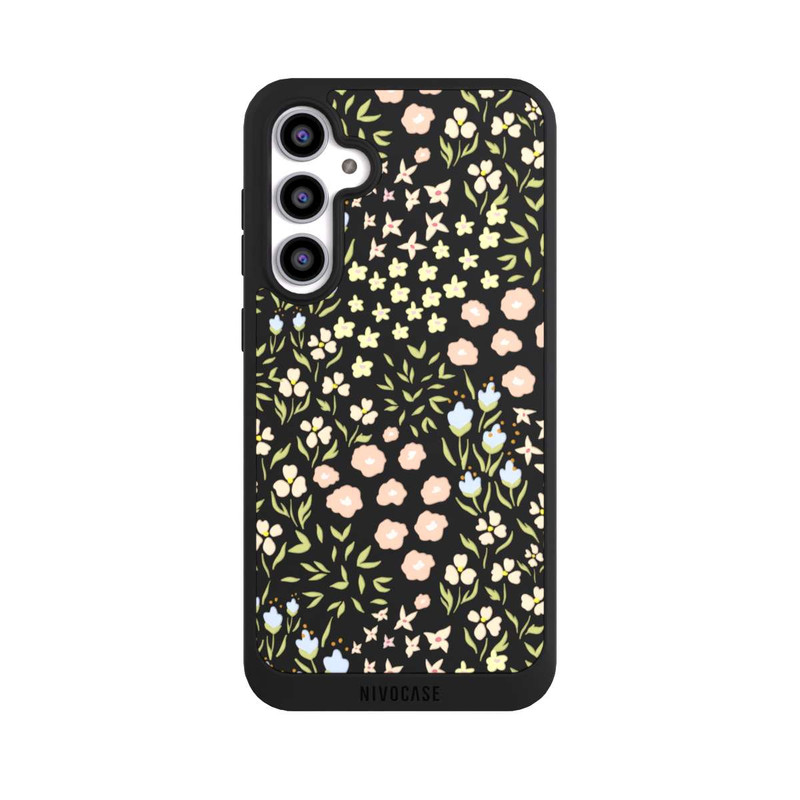 Galaxy S23 FE NIVOpure Summer Flowers Pattern Pastel Colors Transparent