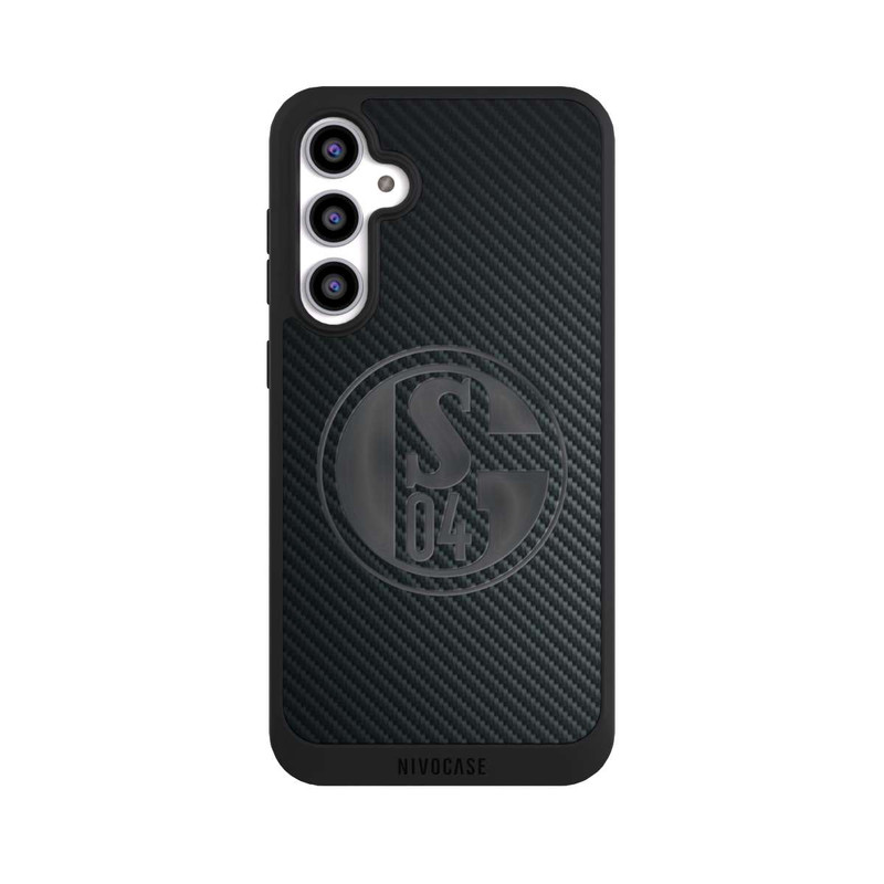 Galaxy S23 FE NIVOpure Schalke 04 Carbon Look