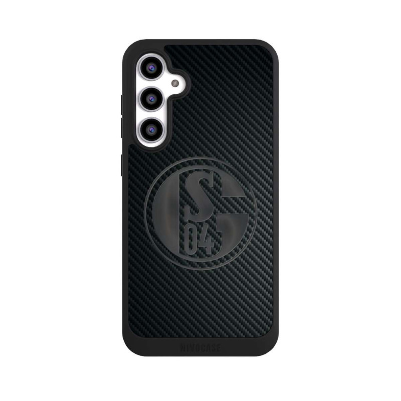 Galaxy S23 FE NIVOpure Schalke 04 Carbon Look