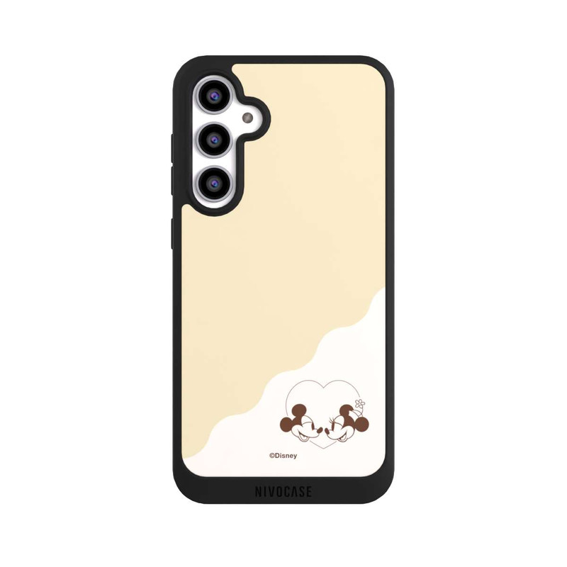 Galaxy S23 FE NIVOpure Mickey and Minnie Love Heart Beige