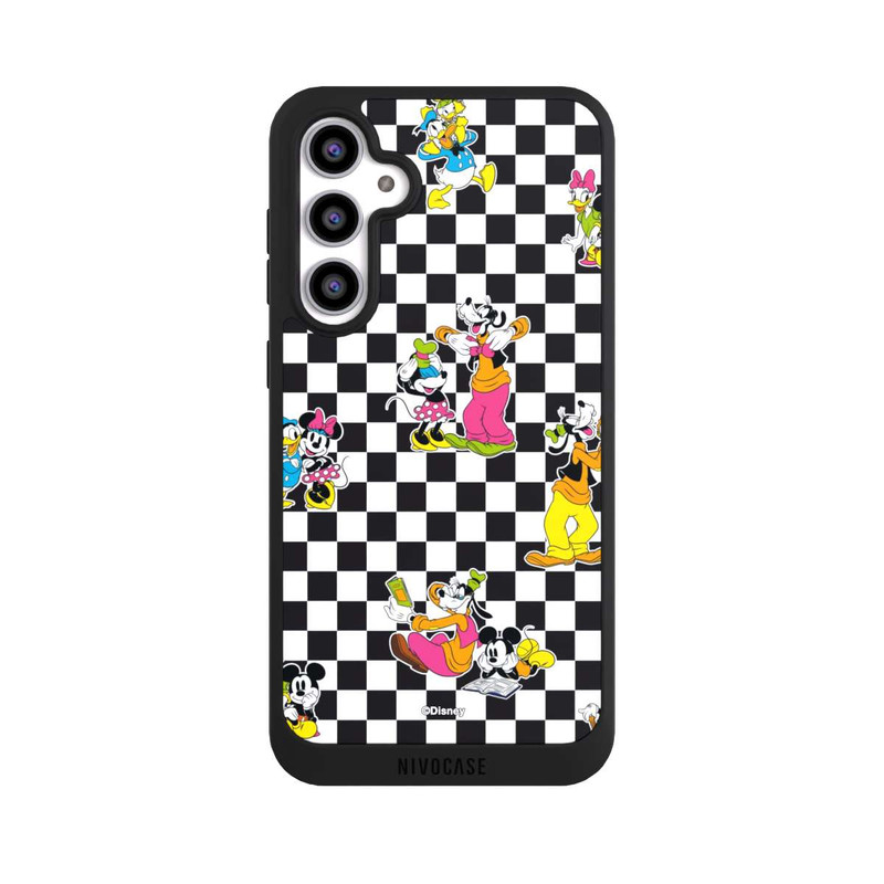 Galaxy S23 FE NIVOpure Donald and Friends Pattern Black and White