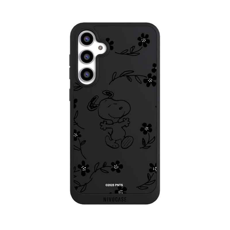 Galaxy S23 FE NIVOpure Snoopy und Flowers Transparent