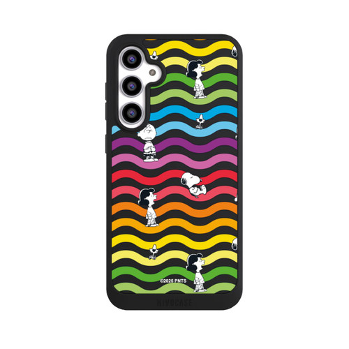 Samsung Galaxy S23 FE NIVOpure Snoopy Pattern Rainbow Transparent