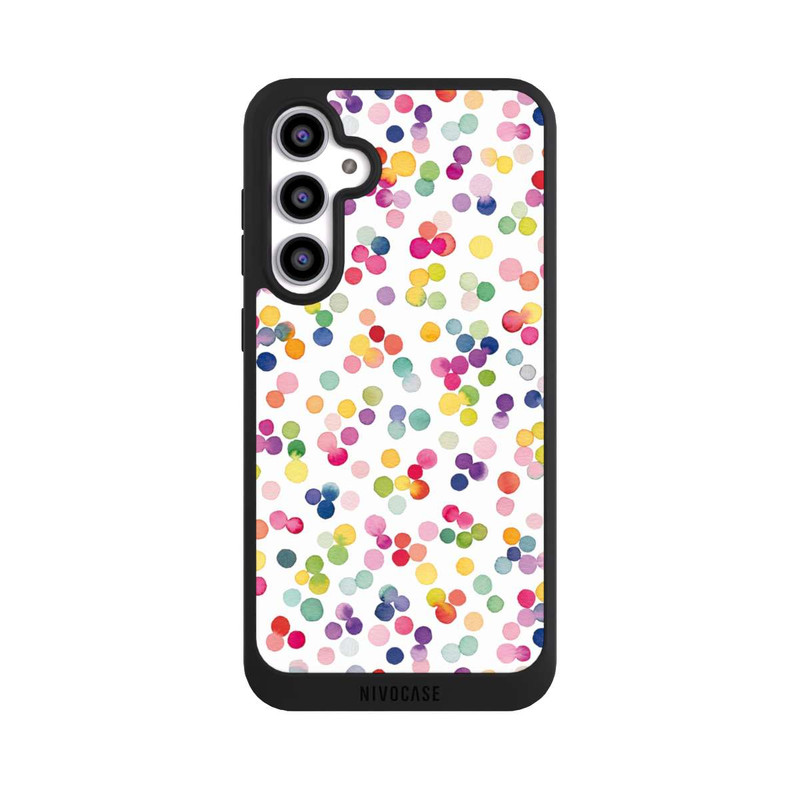 Galaxy S23 FE NIVOpure Watercolor Dots Colorful