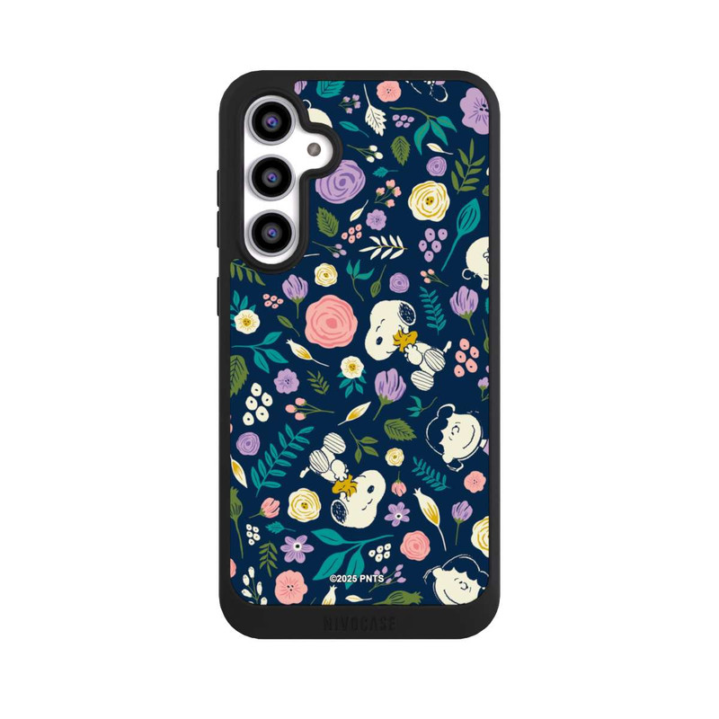 Galaxy S23 FE NIVOpure Peanuts Dark Flower Pattern