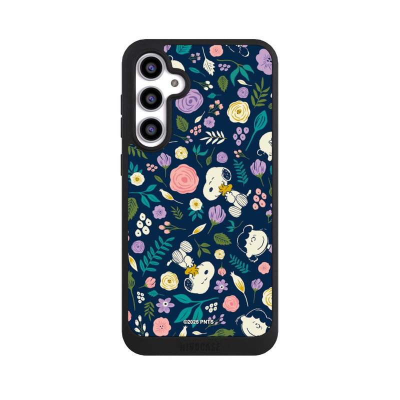 Galaxy S23 FE NIVOpure Peanuts Dark Flower Pattern
