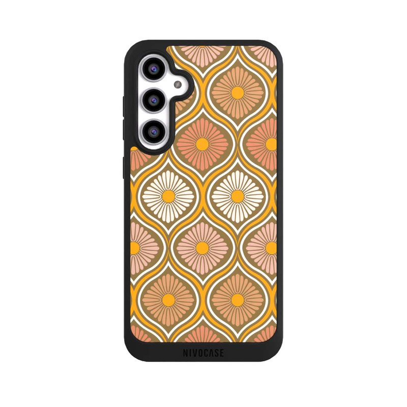 Galaxy S23 FE NIVOpure Groovy 70s Retro Mid-Century Daisy Flowers