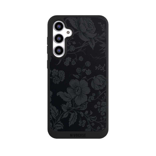 Samsung Galaxy S23 FE NIVOpure Dunkle Blumen Vintageoptik