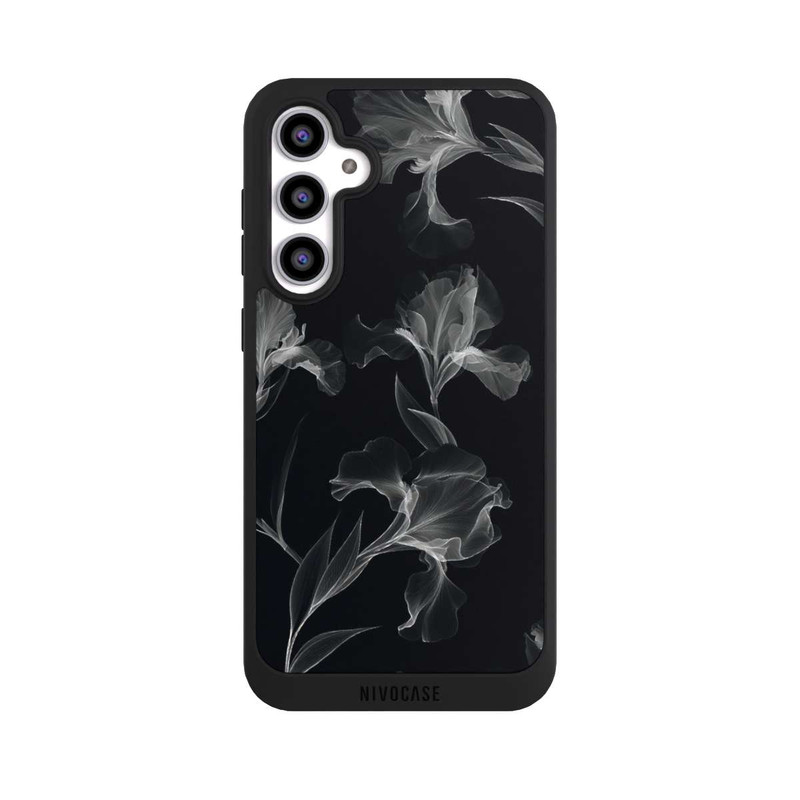 Galaxy S23 FE NIVOpure Blumen Schwarz-Weiß Röntgenaufnahme