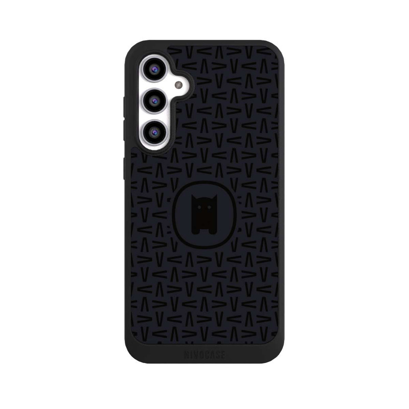 Galaxy S23 FE NIVOpure Nivocase Muster Schwarz Grau