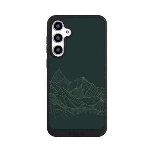 Samsung Galaxy S23 FE NIVOpure Berg Line Art Grün