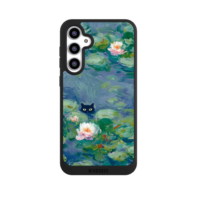 Galaxy S23 FE NIVOpure Chat dans l'Étang Peinture