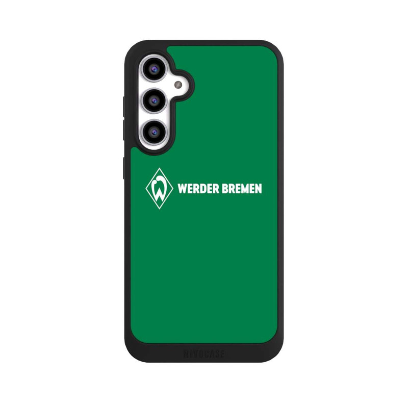 Galaxy S23 FE NIVOpure Werder Bremen Schriftzug Raute Grün