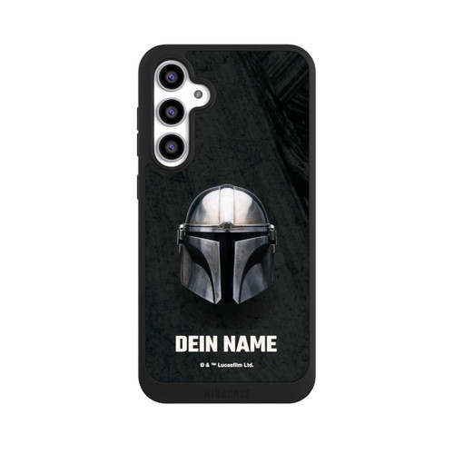 Samsung Galaxy S23 FE NIVOpure Star Wars Mandalorian Black Helmet Personalisierbar