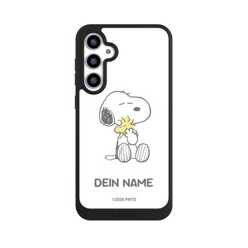 Samsung Galaxy S23 FE NIVOpure Snoopy And Woodstock Cuddling Personalisierbar
