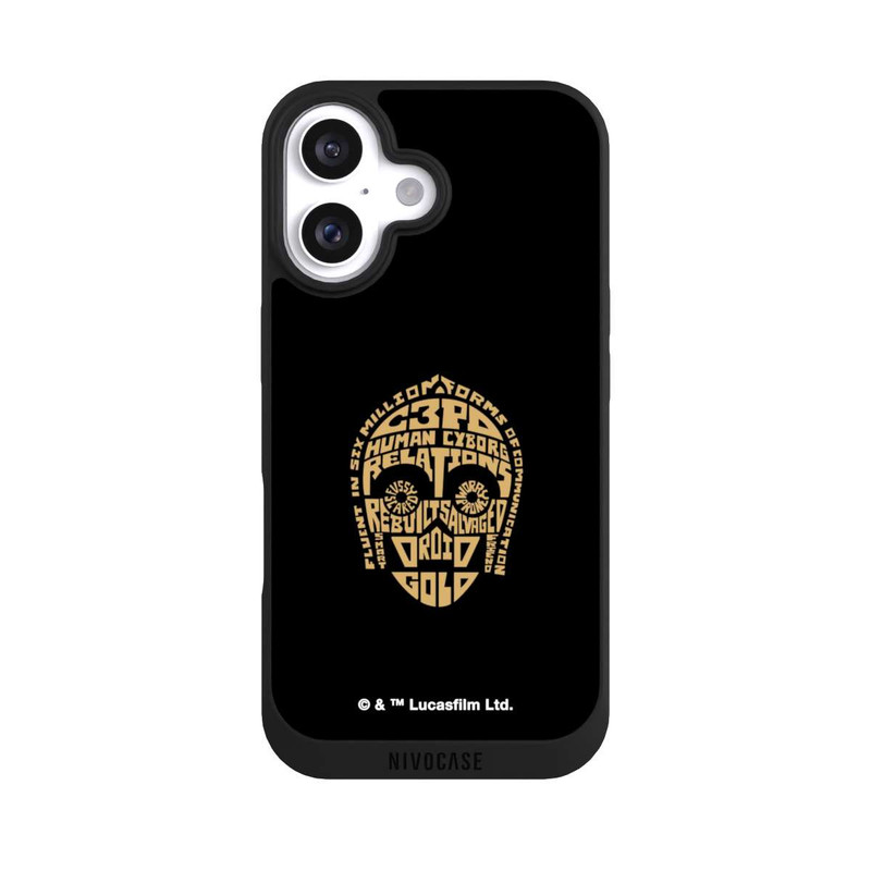 iPhone 16 NIVOpure C3PO Typo Grafisch