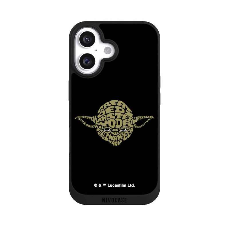 iPhone 16 NIVOpure Yoda Typo Grafisch