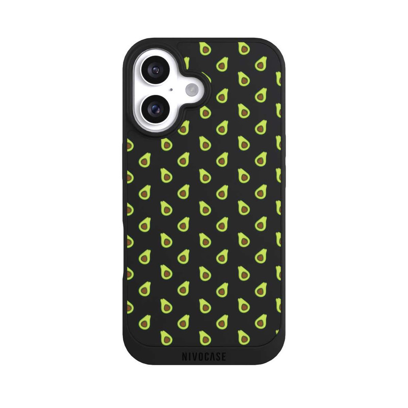 iPhone 16 NIVOpure Motif Avocat 1 sans Fond