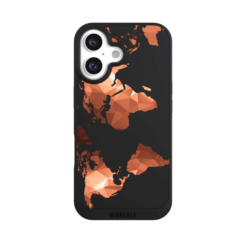 iPhone 16 NIVOpure Worldmap Triangle ohne Hintergrund