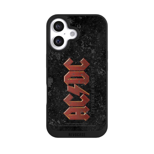 Apple iPhone 16 NIVOpure ACDC Let There Be Rock Anthrazit