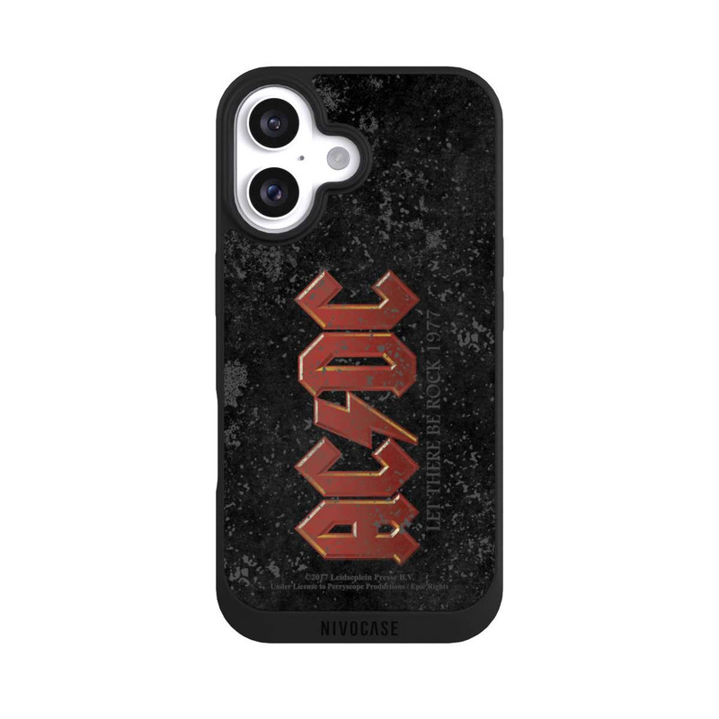 iPhone 16 NIVOpure ACDC Let There Be Rock Anthrazit