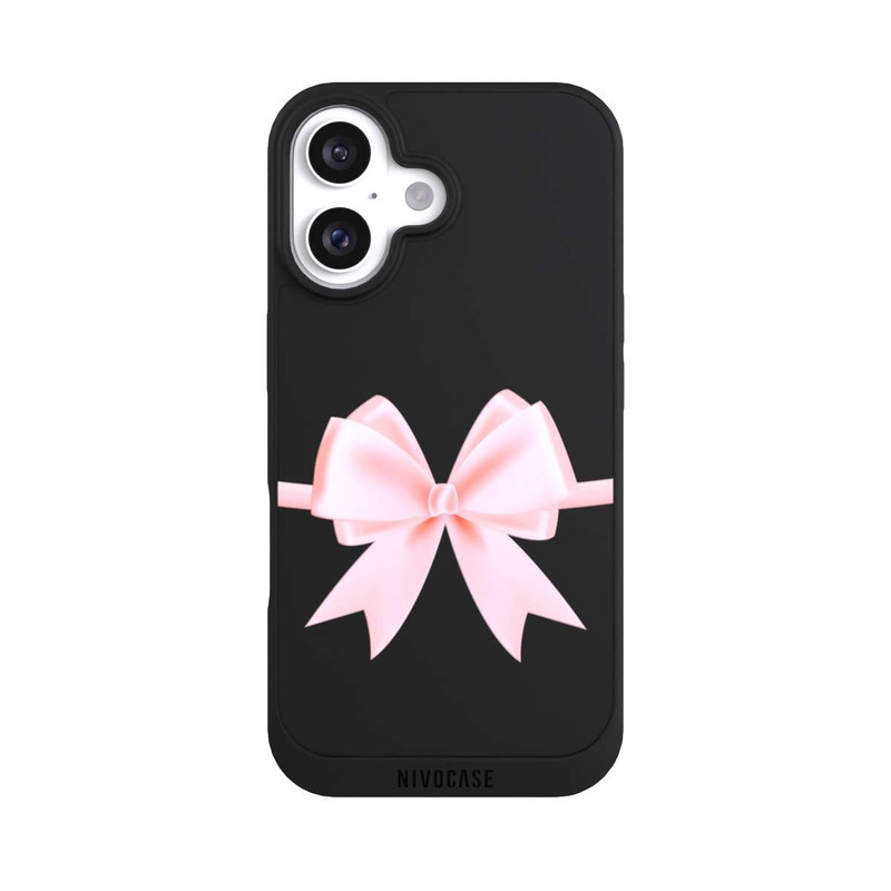 iPhone 16 NIVOpure Rosa Schleife ohne Hintergrund