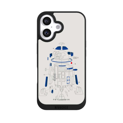 Apple iPhone 16 NIVOpure R2D2 Explosionszeichung - StarWars 8