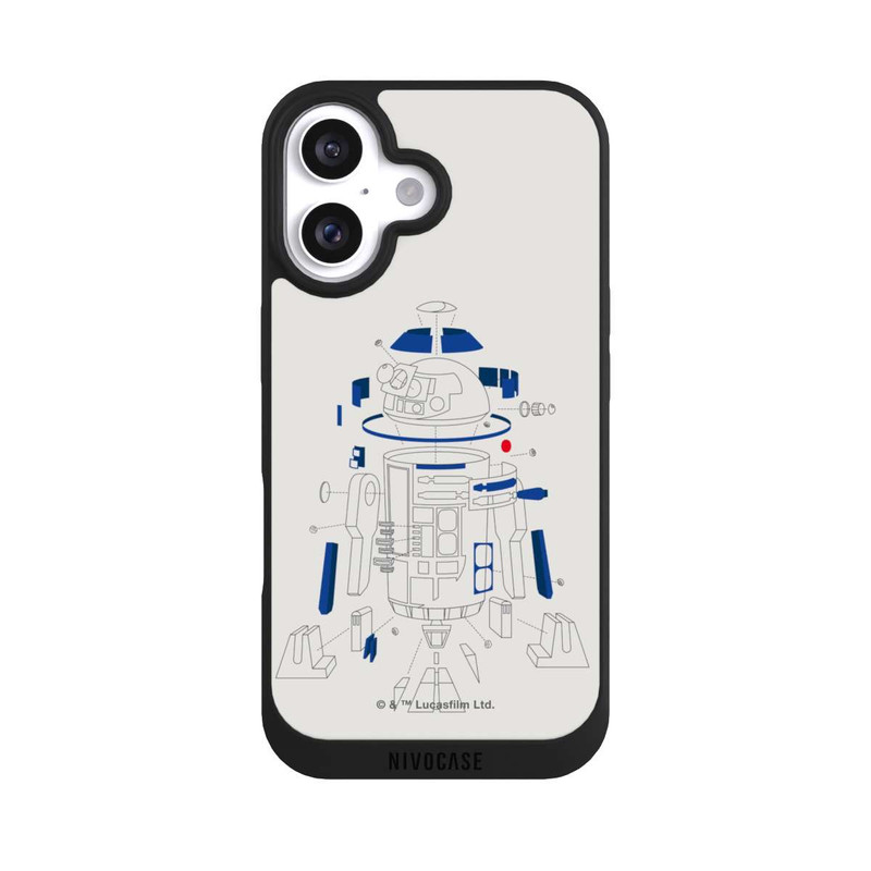 iPhone 16 NIVOpure R2D2 Dessin éclaté - StarWars 8