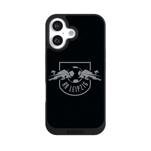  NIVOpure Graues RB Leipzig Logo auf Schwarz