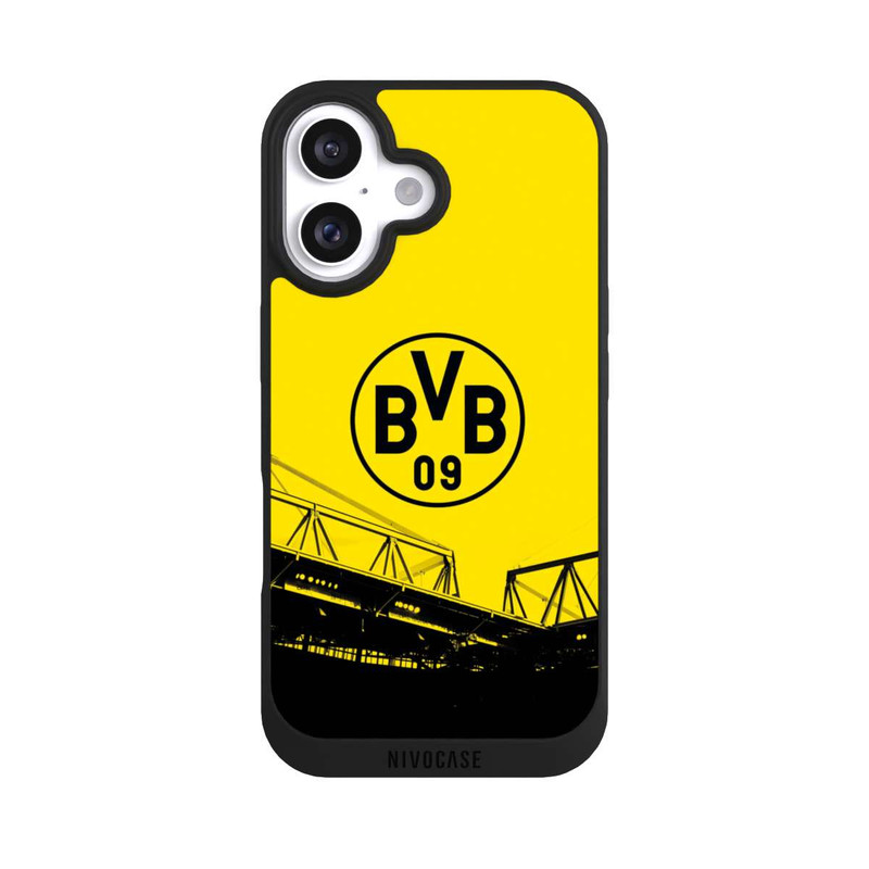 iPhone 16 NIVOpure Stadion Schwarz-Gelb - BVB