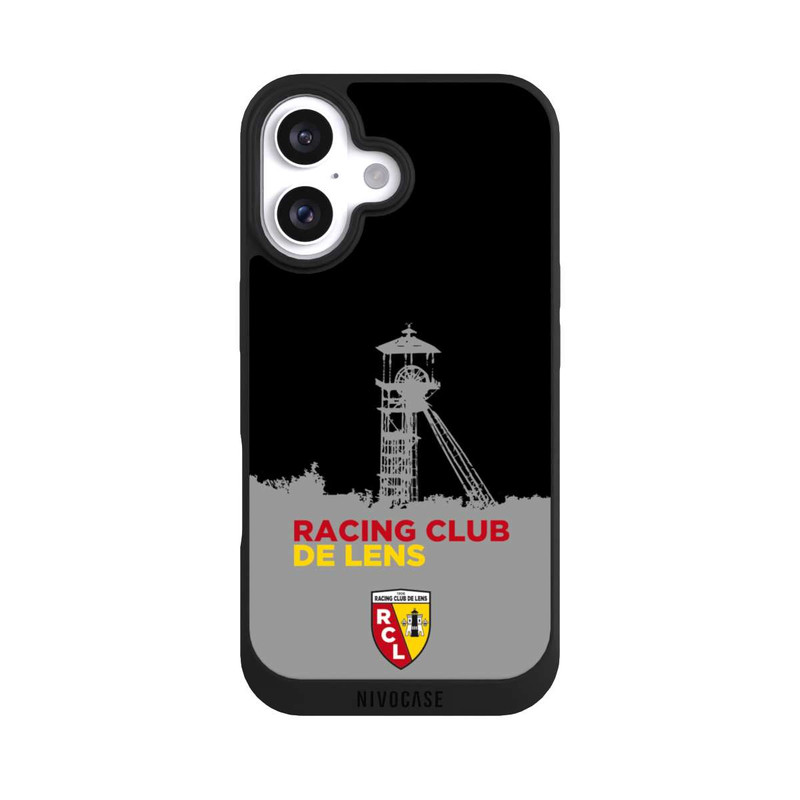iPhone 16 NIVOpure RC Lens Turm Schwarz-Grau