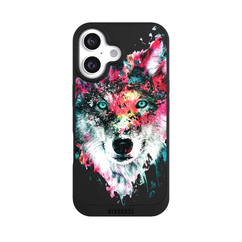 iPhone 16 NIVOpure Wölfe transparent