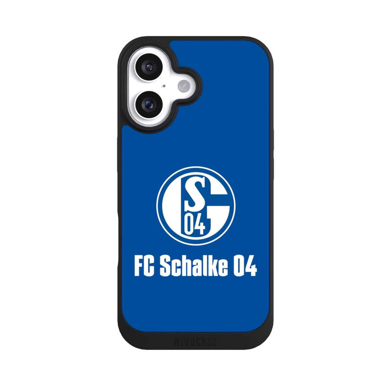 iPhone 16 NIVOpure FC Schalke 04 Blau