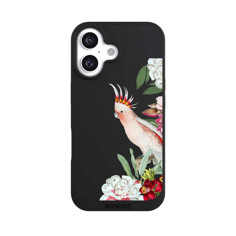 iPhone 16 NIVOpure Fleurs de perroquet