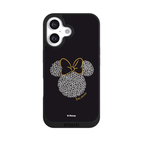 Apple iPhone 16 NIVOpure Minnie Black and White