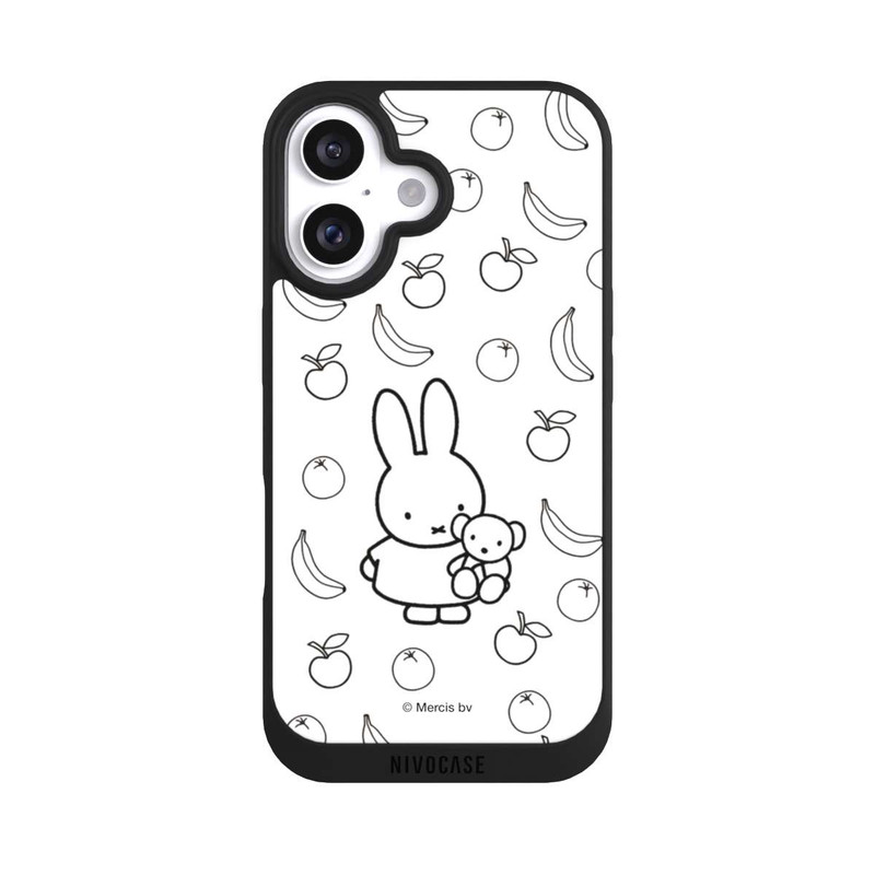 iPhone 16 NIVOpure Miffy mit Obst