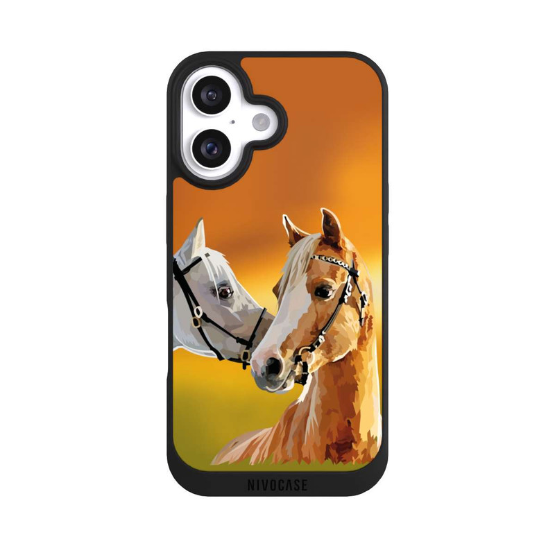 iPhone 16 NIVOpure Pferde Zusammen