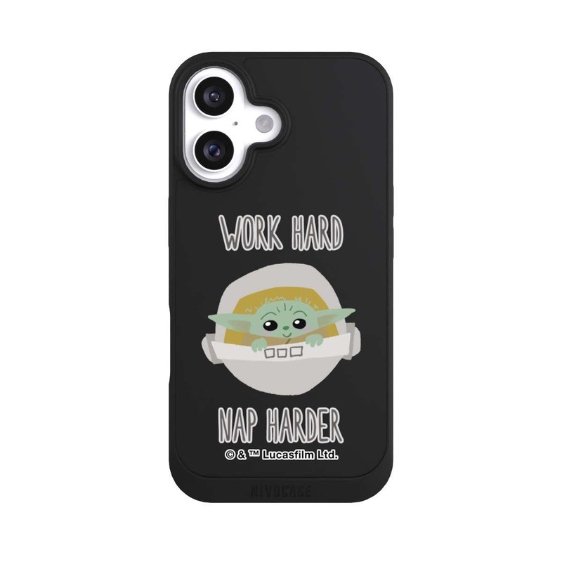 iPhone 16 NIVOpure The Child Work Hard Nap Harder Transparent