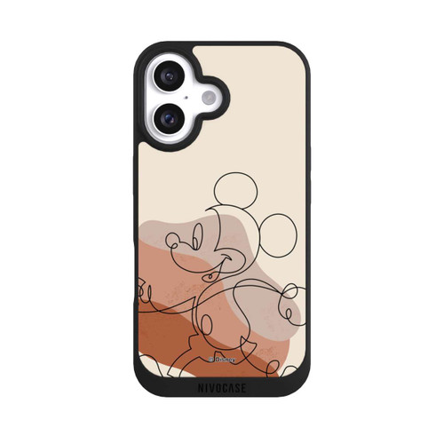 Apple iPhone 16 NIVOpure Mickey Abstract Lineart