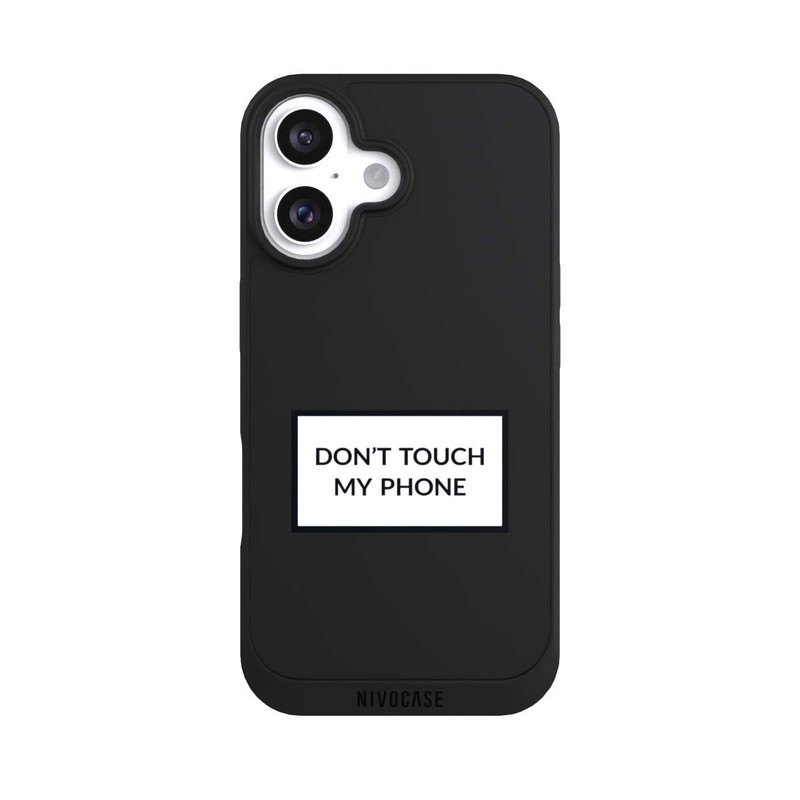 iPhone 16 NIVOpure Do Not Touch My Phone Transparent